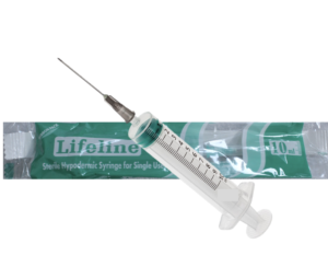 Lifeline Disposable Syringes 10ML (100 Pcs/ Pkt)
