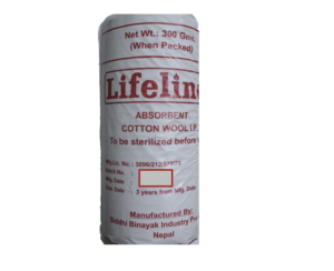 Lifeline Cotton Roll 300 Gm