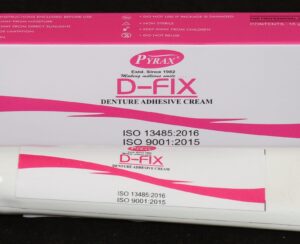 Pyrax D – Fix Cream (Denture Adhesive Cream) – 15 gms